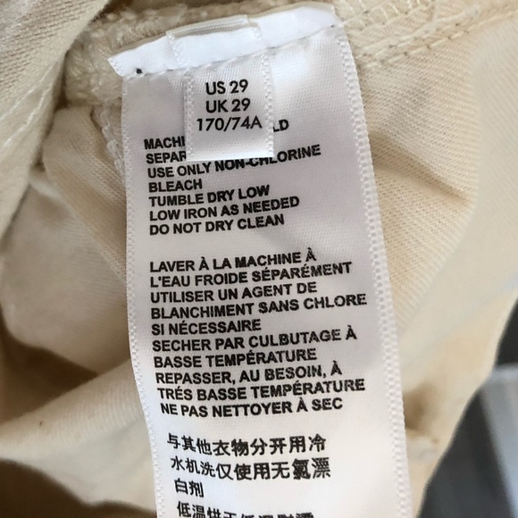 BDG|UO Cream Neutral High Rise Baggy Jeans, size 29•••90’s Style, Excellent🫶🏻 - Picture 10 of 12